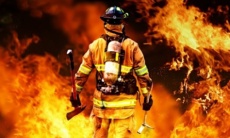 fire figher and fire