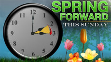 Daylight Saving Time begins Sunday, March 13