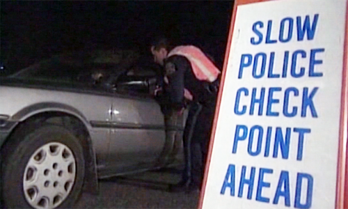 Highway Patrol DWI Checkpoint