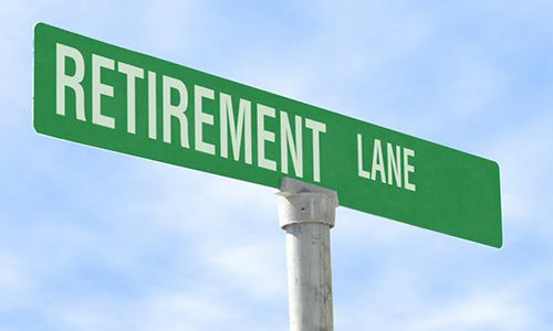Retirement Lane Sign
