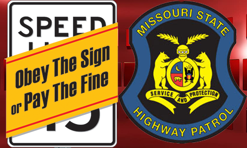 Obey the Sign or Pay the Fine MSHP