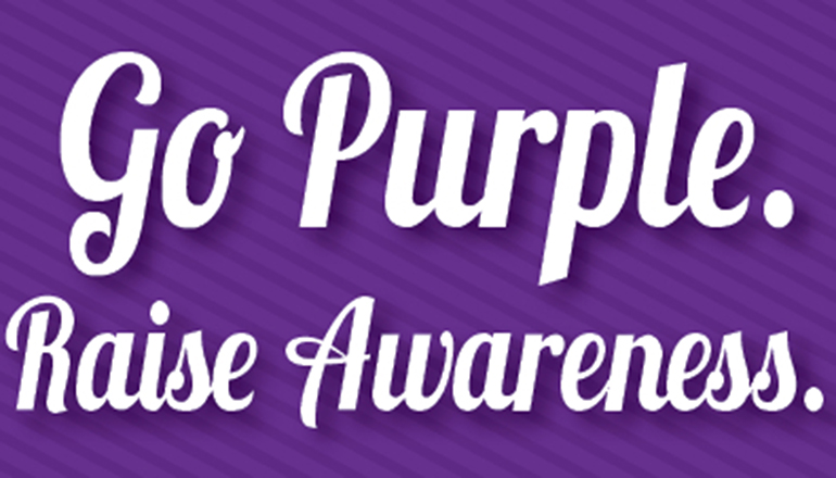 Go Purple Raise Awareness