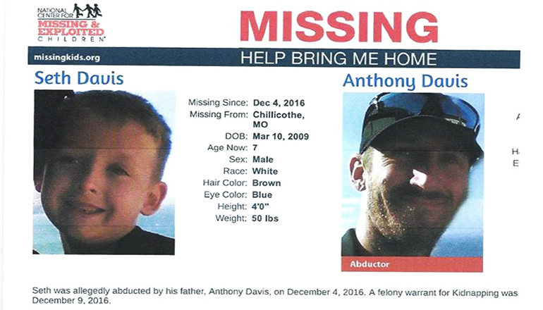 Seth Davis Missing