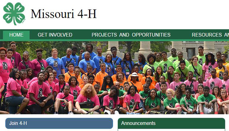 Missouri 4-H Website