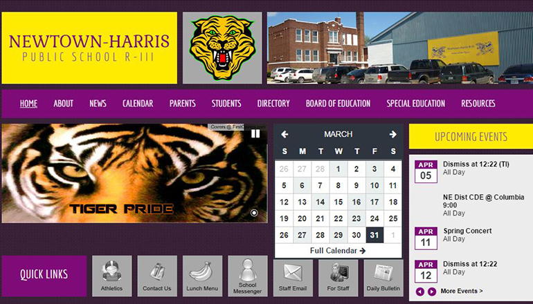 Newtown-Harris School Website