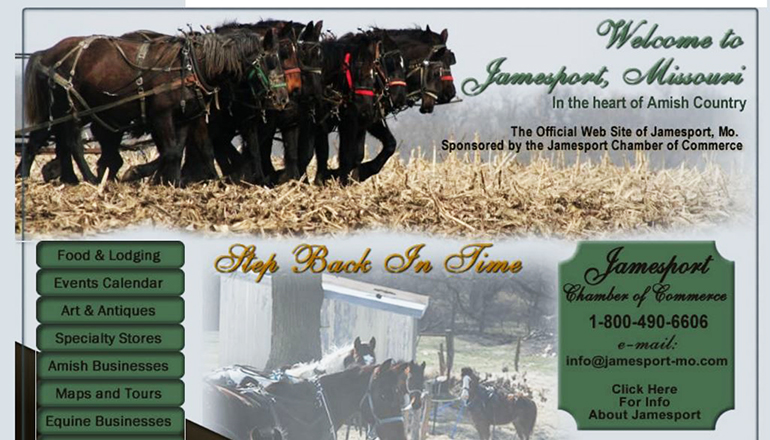 Jamesport Missouri Website