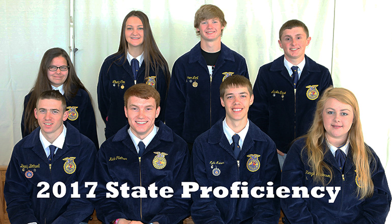 Chillicothe FFA students receive 1st place in Area 2 Proficiency Award selection