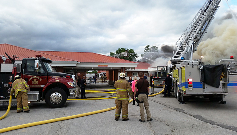 Lakeview Motel Fire Trenton 5-20-17