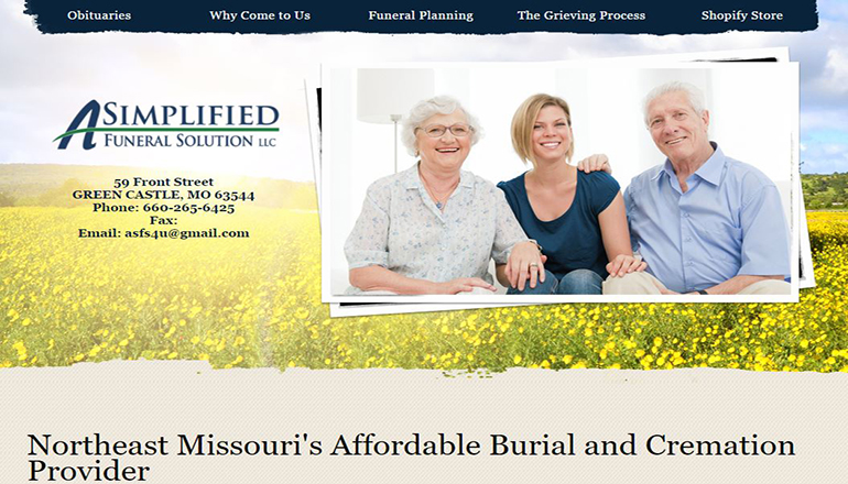 Simplified Funeral Sokution Llc Green City Missouri L