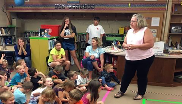 Dewey Students learn about National Dairy Month
