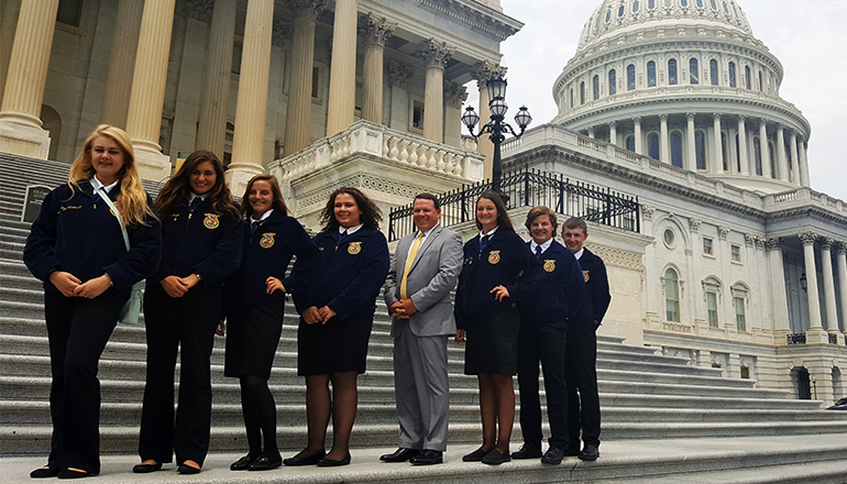 Chillicothe FFA Members attend conference in Washington