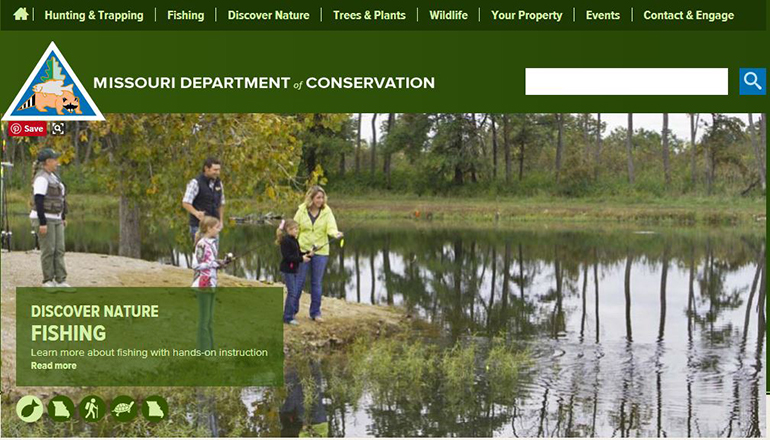Missouri Department of Conservation Website