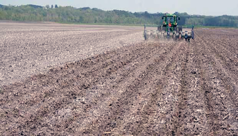 Farm Tractor land