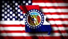 Missouri and State Flags