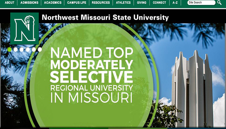 Northwest Missouri State University Website