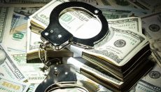 Handcuffs on Money