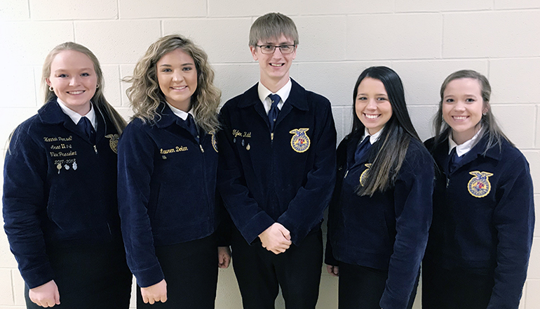 Trenton FFA Members compete in Ag Sales Events