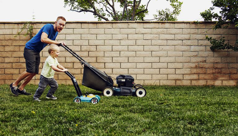 Lawn Mowing Safety with Children