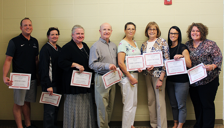NCMC Recognizes Five Years of Service
