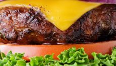 Burger with Meat and Cheese