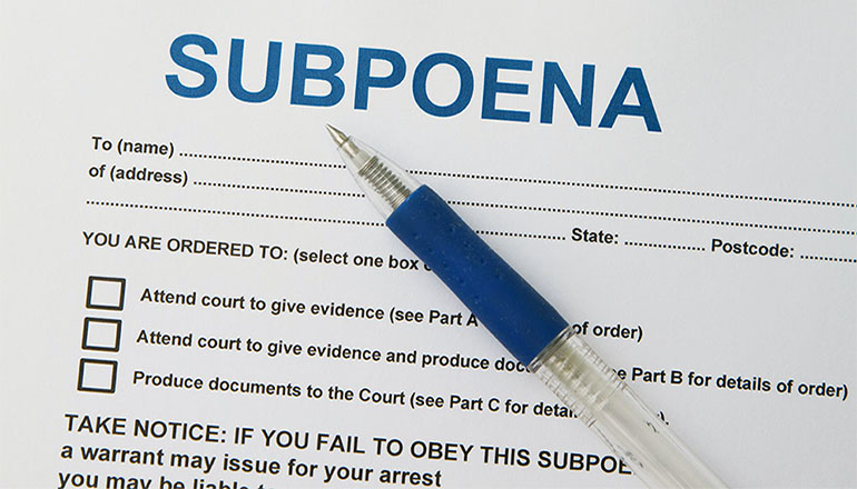 Subpoena