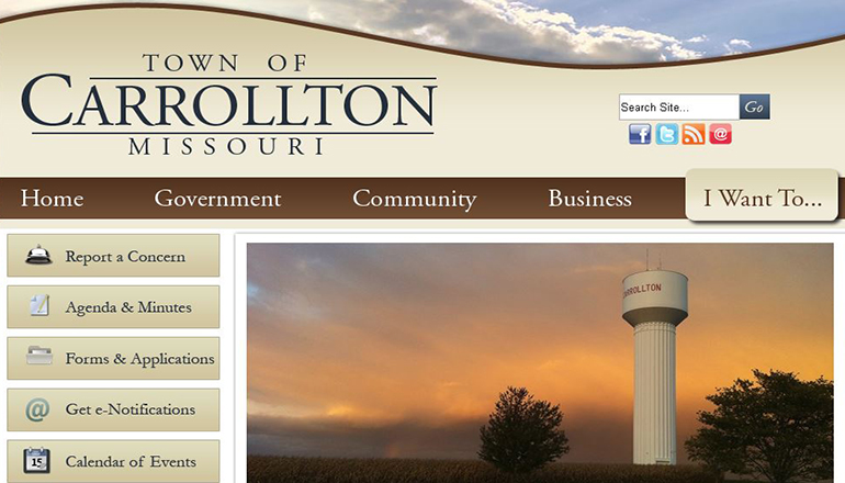 Carrollton, Missouri Website