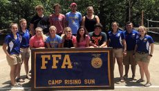 FFA Members at Camp Rising Sun