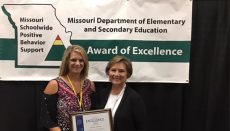 Missouri Schoolwide Positive Behavior Support award for Rissler