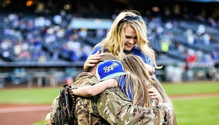 Sean Laffey unites with family