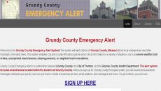 Grundy Missouri Alert Website