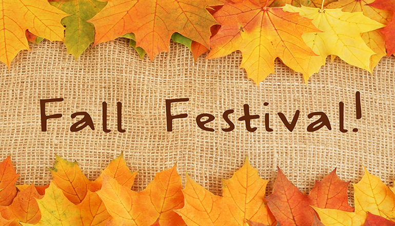 Fall Festival news graphic