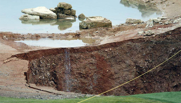 Sinkhole in Missouri