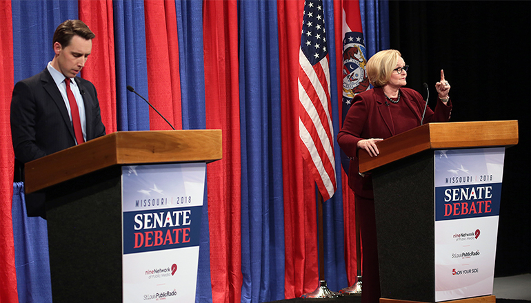 Attorney General Josh Hawley and Senator Claire McCaskill Debate