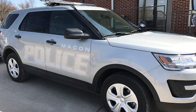 Macon Missouri Police Vehicle