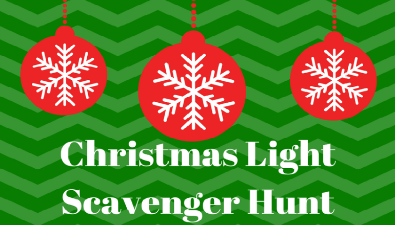 Christmas Light Scavenger Hunt