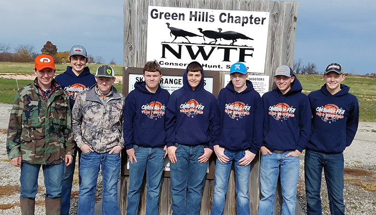 Chillicothe FFA Chapter attends November 2018 trap shoot