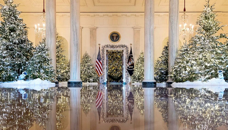 White House at Christmas 2018