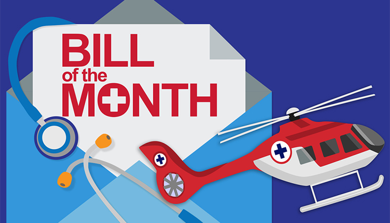 Air Ambulance Bill of the month