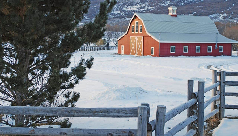 Farm in Winter