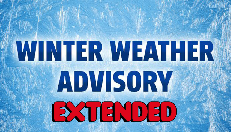 Winter Weather Advisory Extended