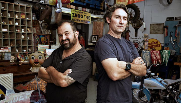 Mike and Frank from American Pickers