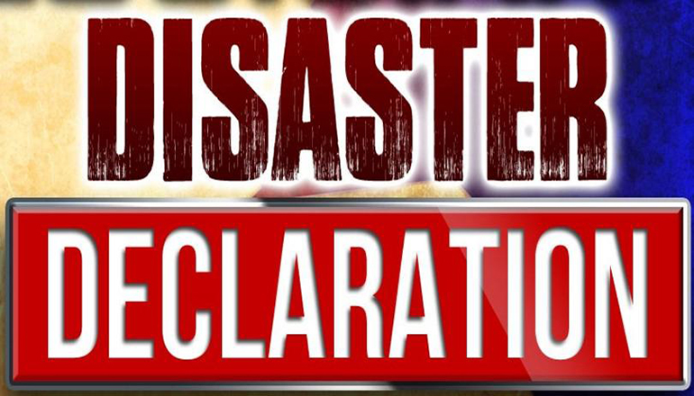 Disaster Declaration news graphic