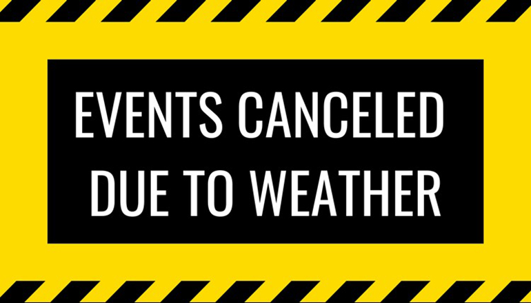 Events Canceled