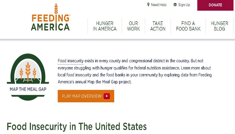 Feeding America Website