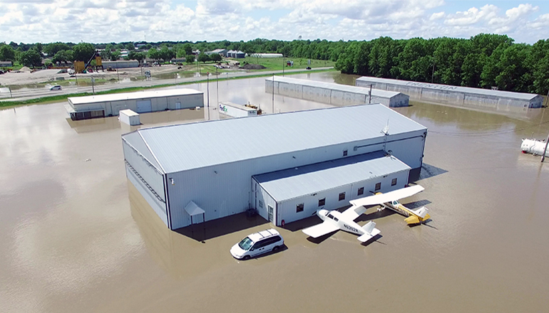 Flooded Trenton Airport May 29 2019