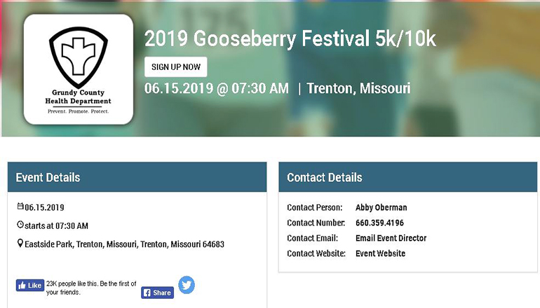 Gooseberry Race 2019