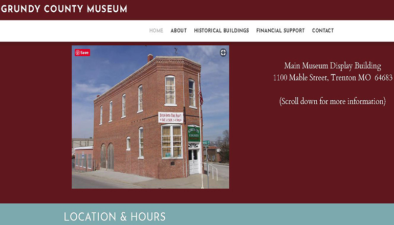 Grundy County Museum Website