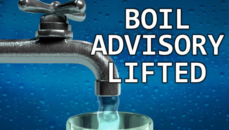 Boil Advisory Lifted