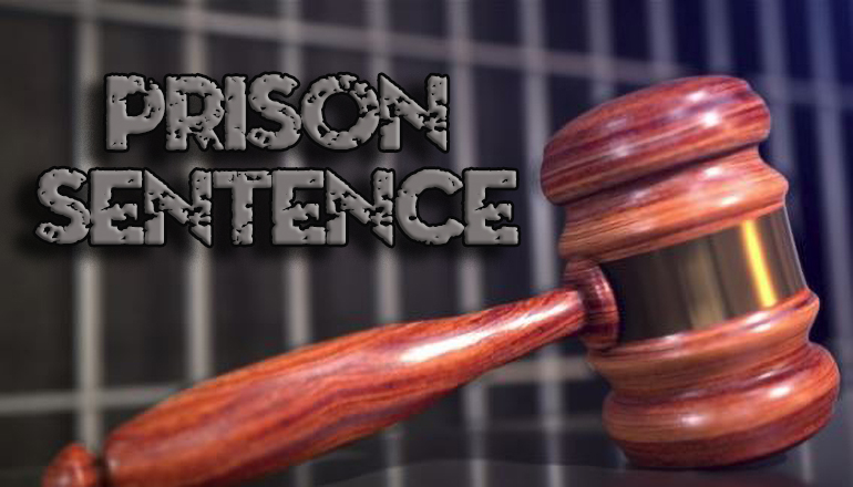 Prison Sentence News Graphic