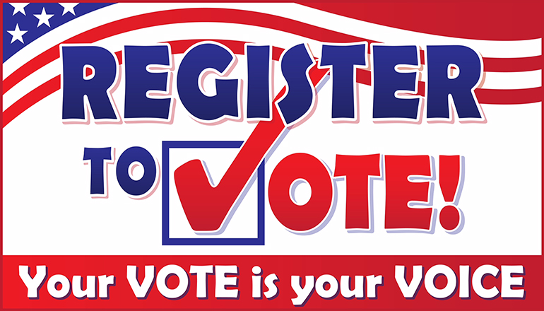 Whatever  TIME TO REGISTER TO VOTE